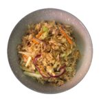 Arroz teppanyaki con solomillo