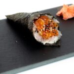 Temaki tartar de salmón
