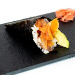Temaki salmón ahumado